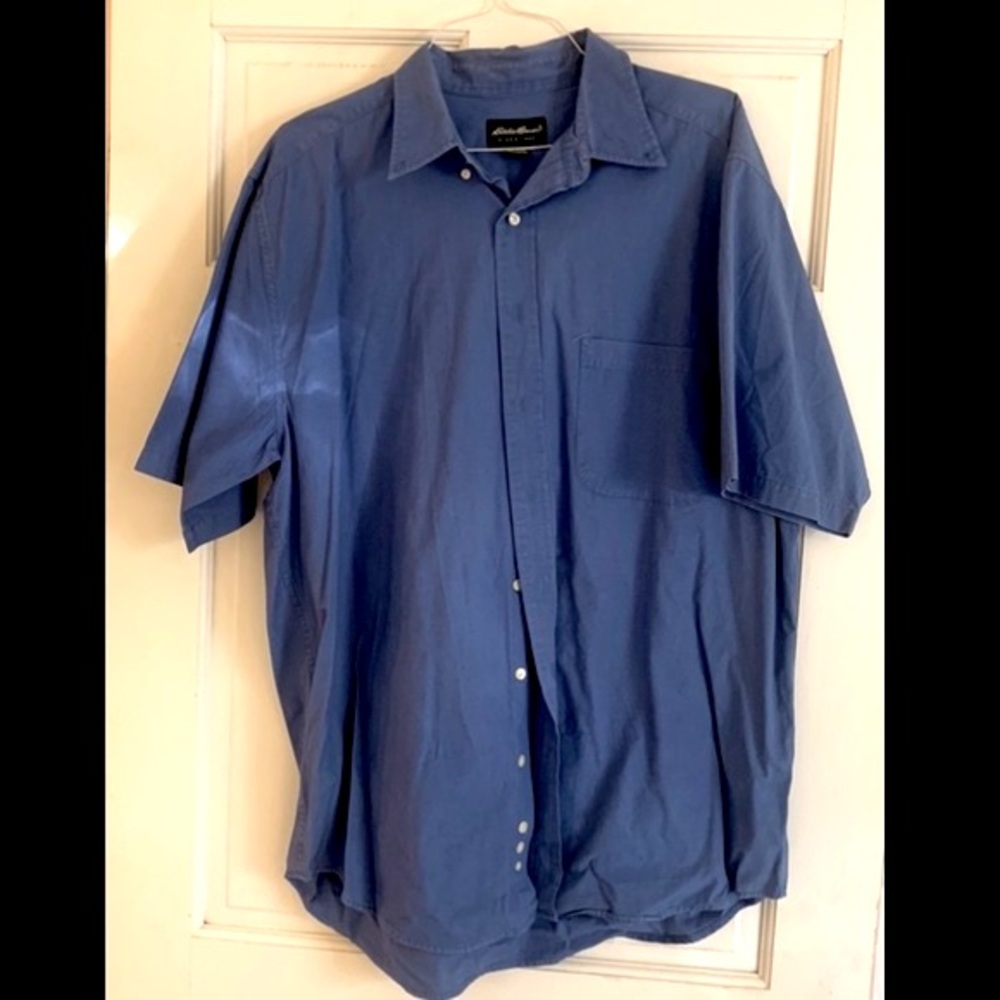 Eddie Bauer short sleeve men’s button down shirt